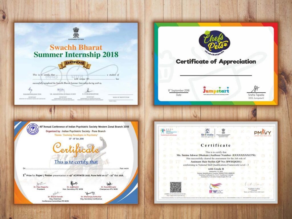 Certificate Printing Harrogate