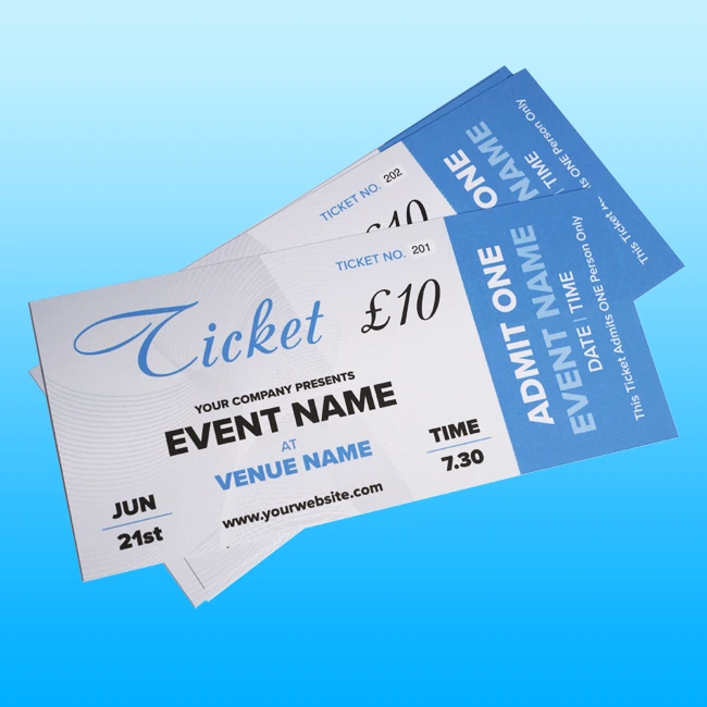Tickets Printing Harrogate